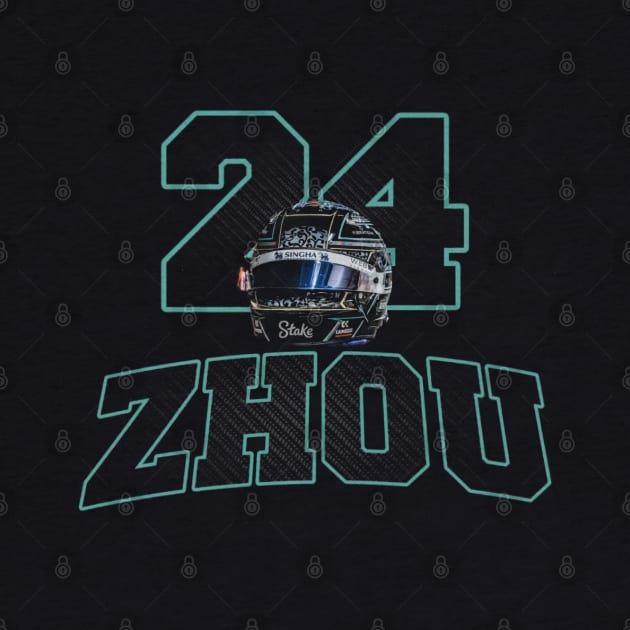 Zhou Guanyu 24 Helmet by lavonneroberson